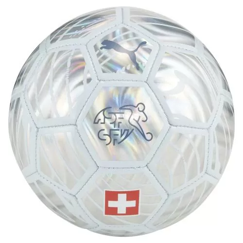 Switzerland Fan Ball - 2024-25 - Puma White - Icy Blue